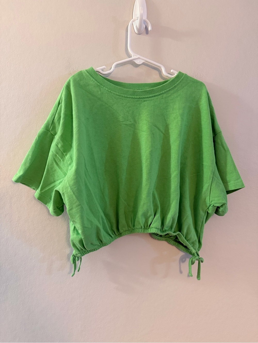 Zara Girls Green Boxy Top